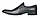 Розміри 42, 44, 45  Комфортні класичні чоловічі шкіряні туфлі, чорні  EGOline CV010, фото 6