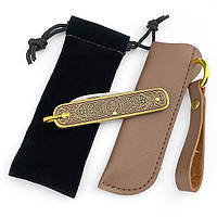 Ніж Pocket Brass Damascus