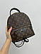 Жіночий Рюкзак Louis Vuitton Palm Springs Backpack Brown Black, фото 2