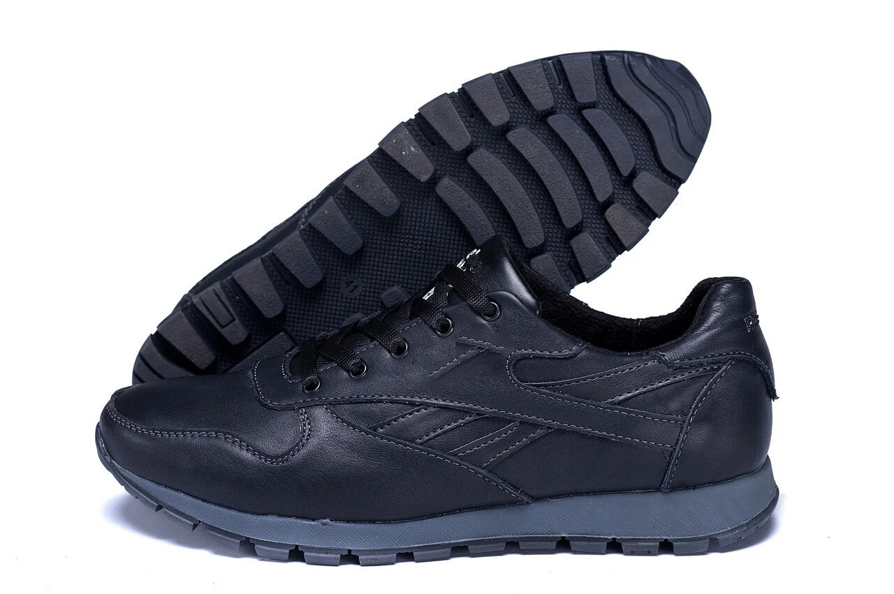 Чоловічі шкіряні кросівки Classic Black