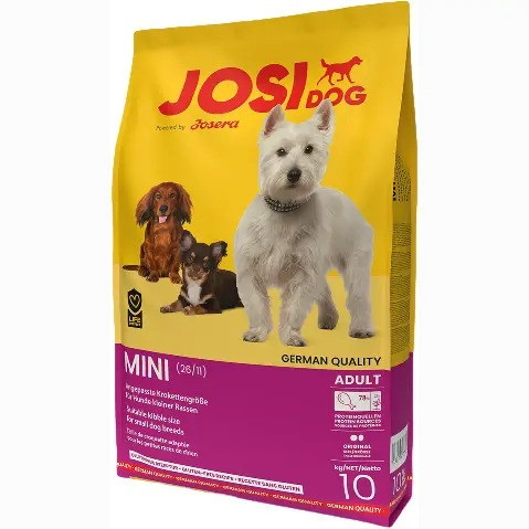 Josera JosiDog Mini сухий корм для собак дрібних порід, домашня птиця, качка та мідії 10 кг