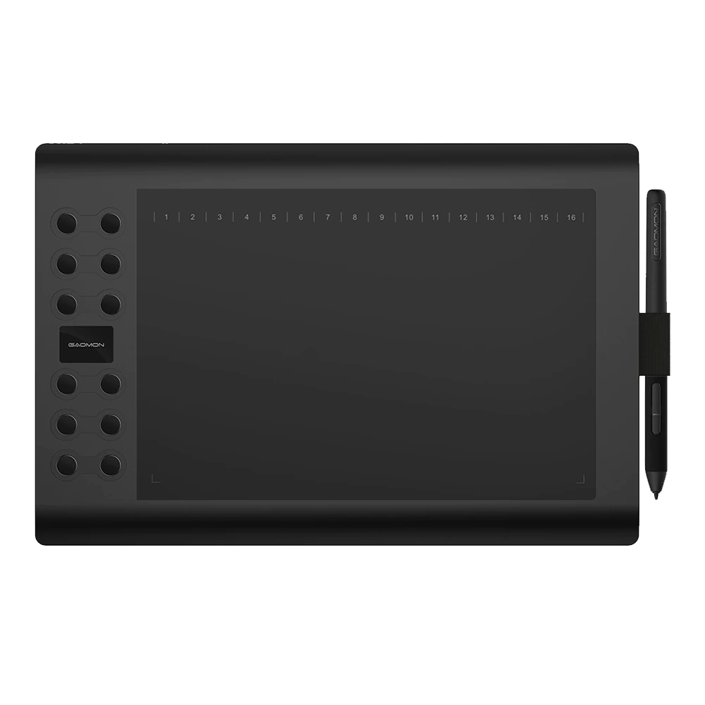 Графический планшет Gaomon M106K Pro рабочая область 159 х 89 мм Черный, фото 1