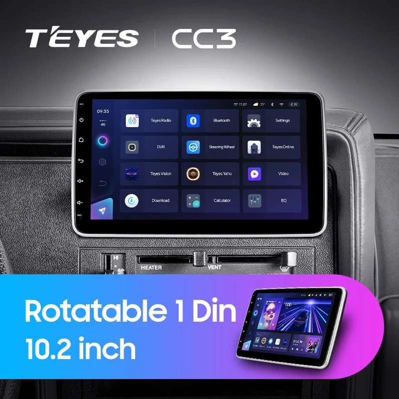 Універсальна автомагнітола Teyes CC3 1 DIN Универсальная автомагнитола Teyes CC3 1 DIN