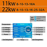 Зарядна станція для електромобілів Feyree 22KW 32A 3 фази Type2 Wi-Fi, фото 8