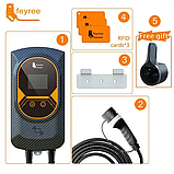 Зарядна станція для електромобілів Feyree 22KW 32A 3 фази Type2 Wi-Fi, фото 4