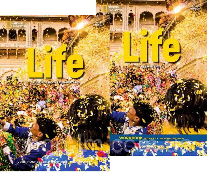 Комплект Life (2nd edition) A2/Elementary Student's Book with App Code + Workbook with Key / Підручник + зошит