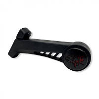 Габаритний ліхтар (Ріжок) LED 24V червоно-білий 20 см з написом SCANIA