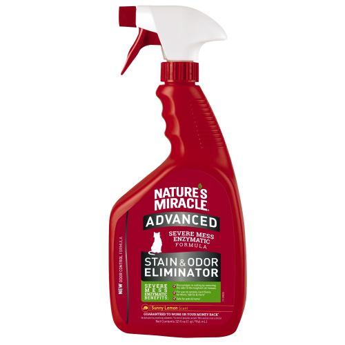 Спрей 8in1 NM ADV Cat S&O Elimin Spray Lemon для котів, усунення плям та запахів, з посиленою формулою, аромат