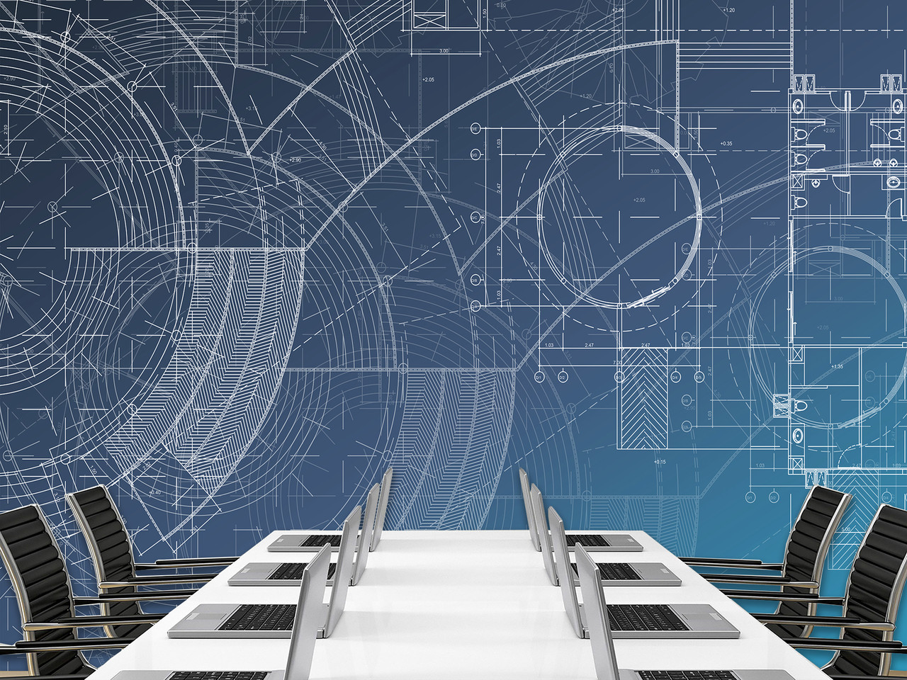 Фотошпалери 3д на стіну самоклеюча плівка Oracal для дому самоклейка "Архітектура", фото 1