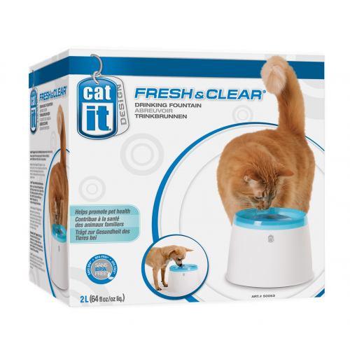 Поїлка-фонтан Catit Fresh & Clear для котів та собак, 2 л (пластик)