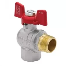 Кран шаровой 3/4" БГШ Кран KP CZECH Ручка гайка штуцер