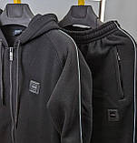 Чоловічий спортивний костюм Hugo Boss CK7128 чорний, фото 3