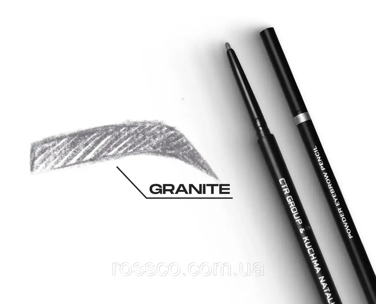 CTR Пудровий олівець для брів GRANITE