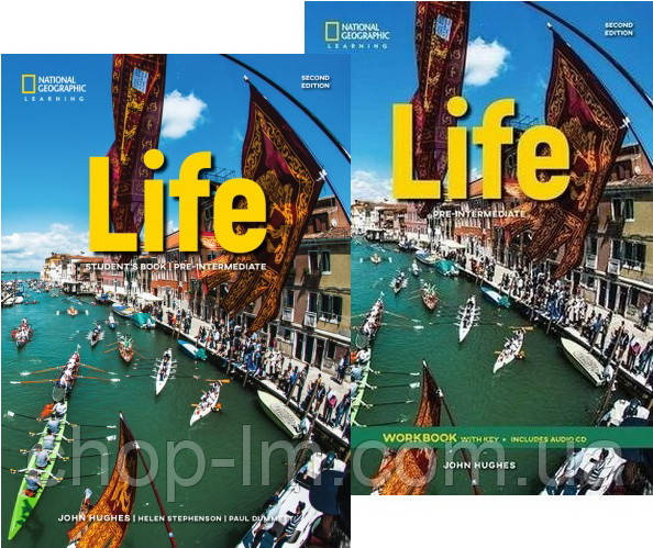 Комплект Life (2nd edition) Pre-Intermediate Student's Book with App Code + Workbook / Підручник + зошит