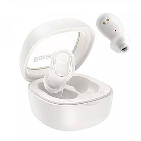 Бездротові Bluetooth навушники Baseus Encok TWS WM01 Білий