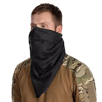 СЕТКА-ШАРФ МАСКИРОВОЧНАЯ, военная маскировочная сетка, шарф арафатка черная, сетка для маскировки