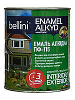 Емаль алкідна BELLINI ПФ-115 2,8 кг зелена