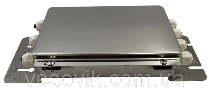 З'єднувальна коробка KELI JXHG05-6-S для під'єднання до 6 тензодатчиків, неіржавка сталь, фото 1