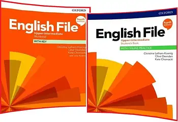 English File 4th Edition Upper-Intermediate Studen's Book + Workbook (комплект)