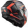 МОТОШОЛОМ МОДУЛЯР LS2 FF900 VALIANT II REVO КОЛІР MATT TITANIUM ORANGE, фото 4