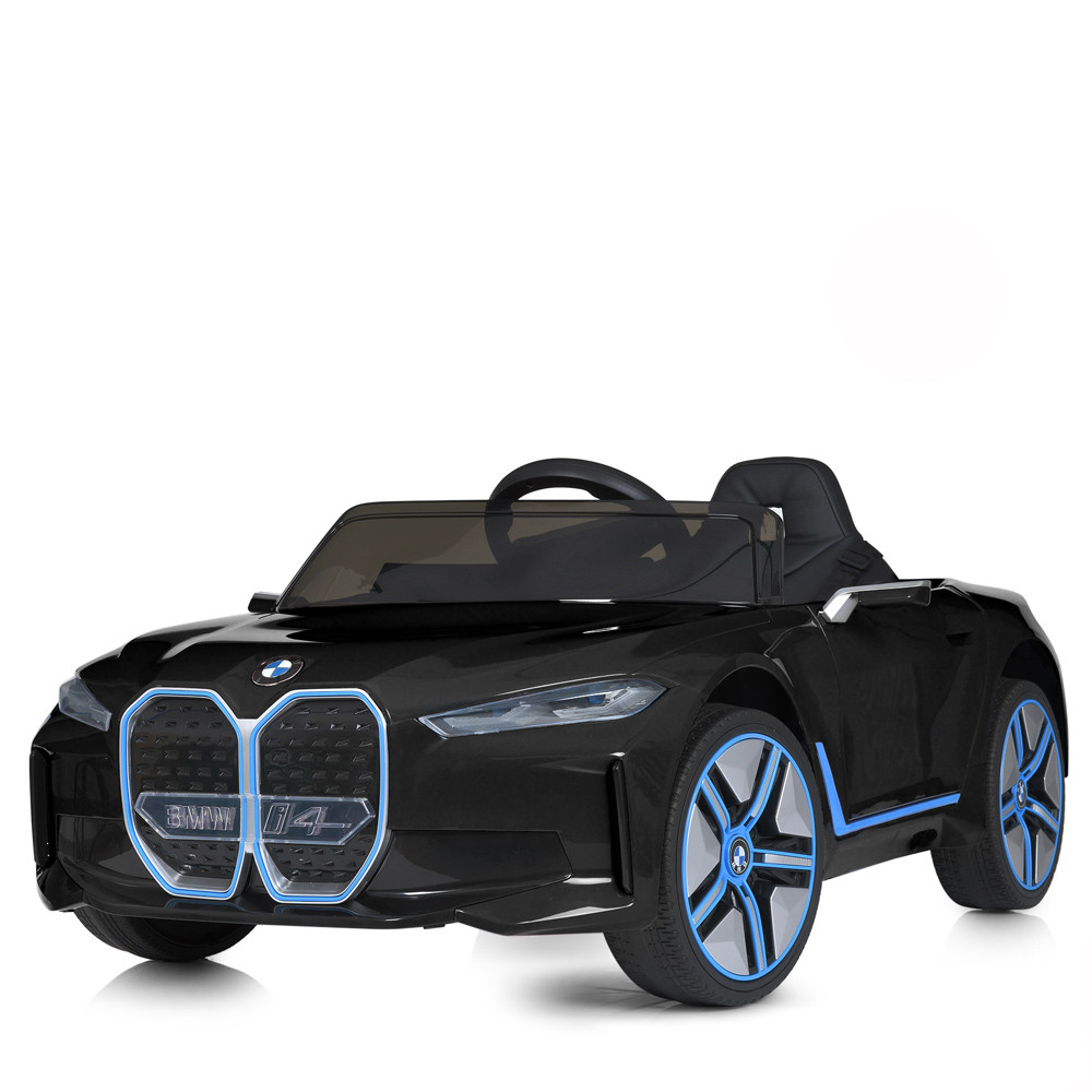 Електромобіль дитячий на пульті BMW JE1009EBLR(4WD) 4 мотори, колеса EVA, шкіра
