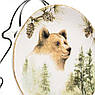 Двоярусна фруктовниця з кераміки з малюнком тварин "Лисиця та Ведмідь" Certified International, фото 4