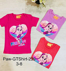 Футболка для дівчат, Disney, 3-8 рр.,  № Paw-GTShirt-239