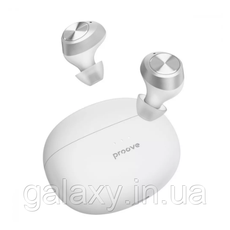 Навушники Proove Bluetooth гарнітура Rock TWS WHITE