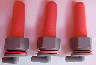 Набір для відра для випоювання телят -3 комплекти. Соска та клапан