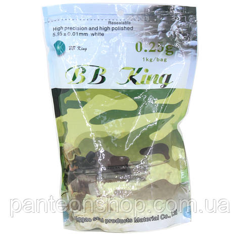 Страйкбольні кулі BBKing 0.25г 4000шт, фото 2