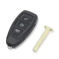 ХІТ Дня: Ключ запалювання чіп 4D83 KR55WK48801 3 кнопки HU101 для Ford Focus Fiesta чорний !