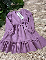 Платье для девочек ,Артикул:RK6185-фиолетовый , 98-128 рр. [есть:98]