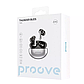 Навушники Proove Bluetooth гарнітура Thunder Buds TWS with ANC Gray, фото 6