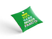 Подушка зелена "Ялинка"