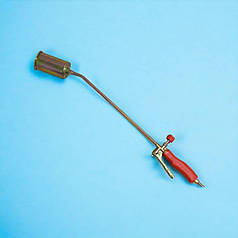 Газоповітряний пальник покрівельний Ø58 мм 70 см, пропановий металевий пальник з клапаном