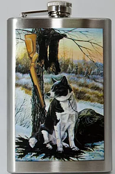 Фляга сувенірна "Полювання" 256 мл