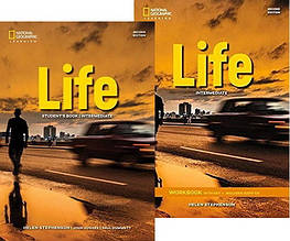 Комплект Life (2nd edition) B1/Intermediate Student's Book with App Code + Workbook / Підручник + зошит