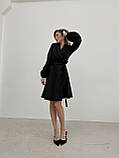 Стильна жіноча сукня на запах Тканина креп костюмний Багато кольорів Розміри 42-46,48-52, фото 6