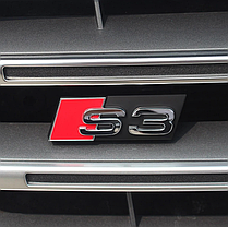 Емблема для решітки радіатора S3 AUDI (Ауді) - Хром 68 х 21 мм, фото 3