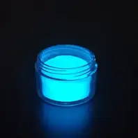 Люминесцентный пигмент длительного свечения Синий, Люминофор универсальный 5-15 микронов 30 г