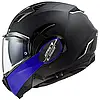 МОТОШОЛОМ МОДУЛЯР LS2 FF900 VALIANT II HAMMER КОЛІР MATT BLACK BLUE, фото 3