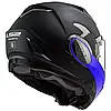 МОТОШОЛОМ МОДУЛЯР LS2 FF900 VALIANT II HAMMER КОЛІР MATT BLACK BLUE, фото 4