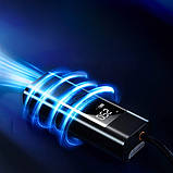 Компресор автомобільний насос бездротовий автокомпресор для колес з ліхтариком та Power Bank, фото 8