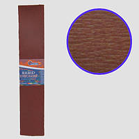 KR55-8043 Креп-бумага 55%, коричневый 50*200см, осн.20г/м2, общ.31г/м2
