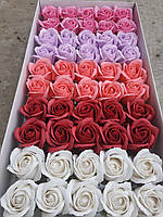 Мильні троянди (мікс № 4) для створення розкішних нев'янучий букетів і композицій з мила
