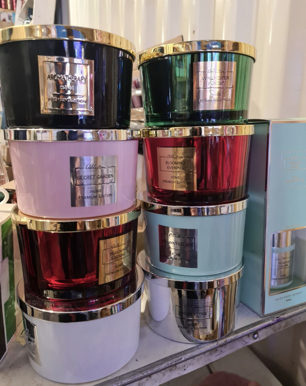 Аромасвічка aromatherapy home premium edition з трьома гнотами