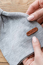 Шапочка-ковпачок "Liam", сірий меланж