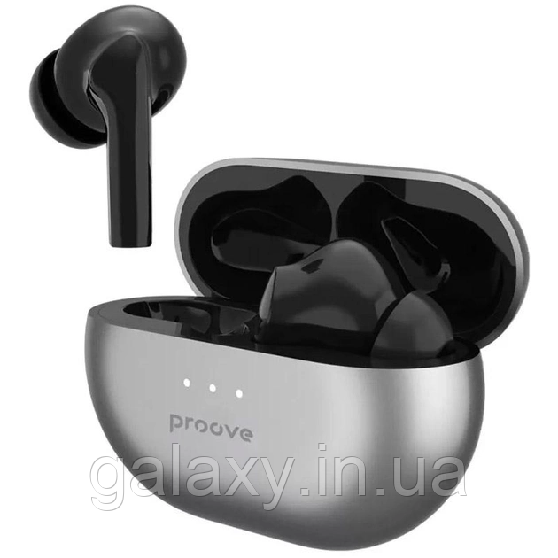 Навушники Proove Bluetooth гарнітура Woop TWS with ANC silver/black