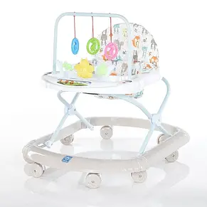 Ходунки дитячі Bambi M 0591 (музика, ігрова панель, пластикові колеса), фото 4