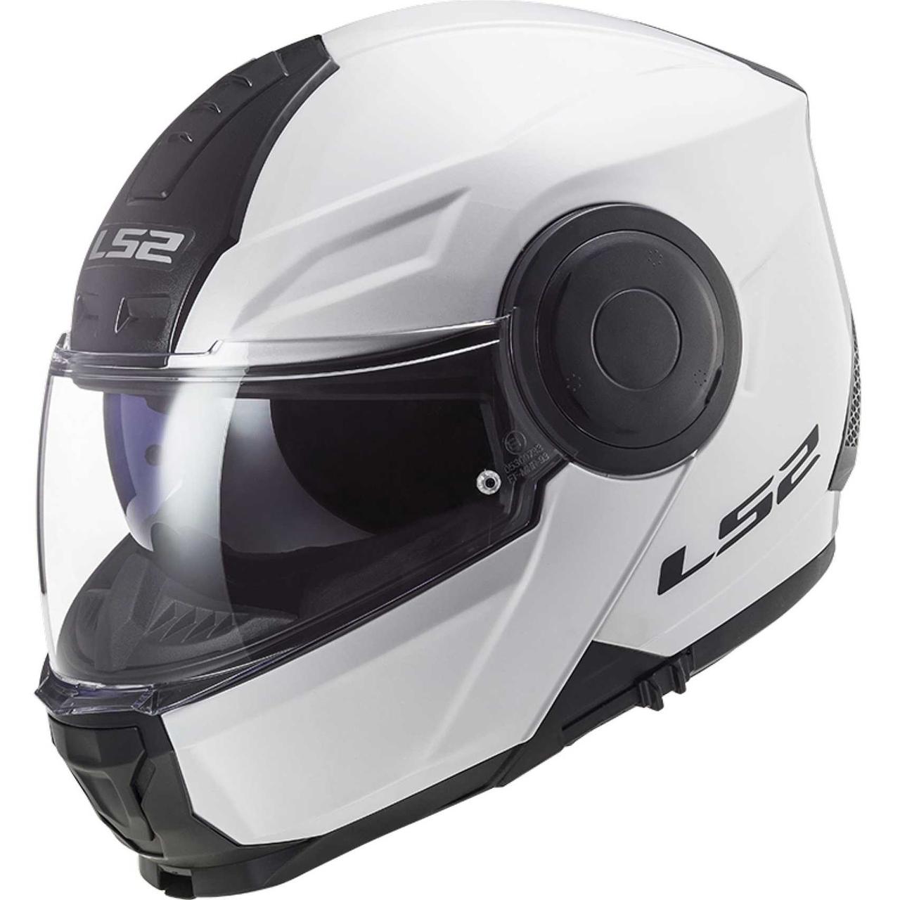 МОТОШОЛОМ МОДУЛЯР LS2 FF902 SCOPE SOLID КОЛІР WHITE